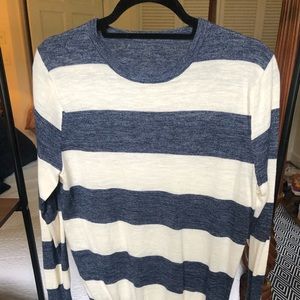 J Crew Striped Linen Pullover